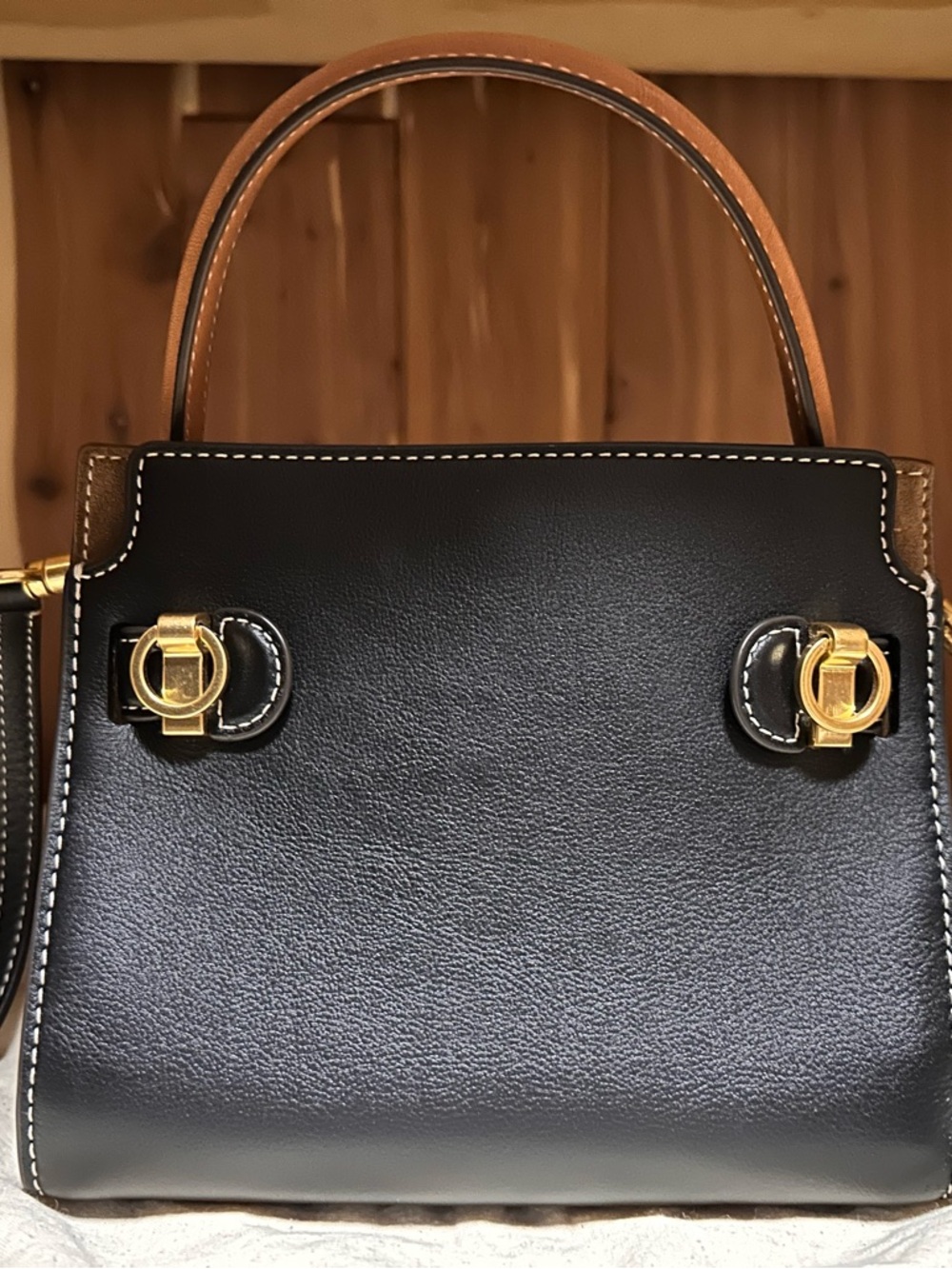 TORY BURCH Petite Lee Radziwill double bag - Picture 3 of 8